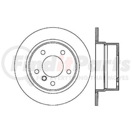 Centric 120.34047 Disc Brake Rotor Premium Brake Rotor