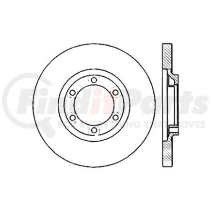 121.46004 by CENTRIC - C-Tek Standard Brake Rotor