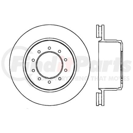 Centric 120.65115 Disc Brake Rotor Premium Brake Rotor