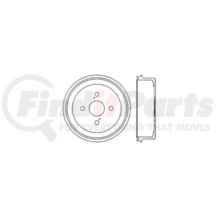 Centric 122.44021 Brake Drum Prm Brake Drum