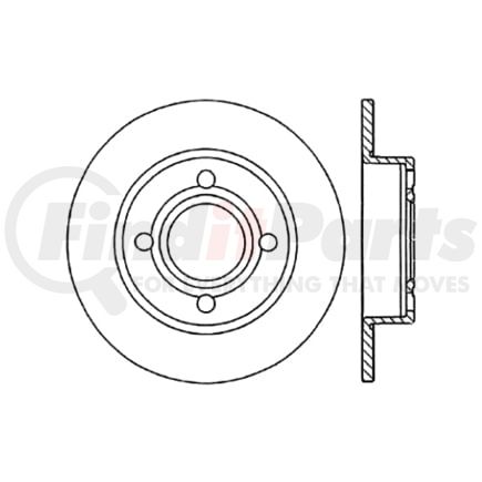 120.33044 by CENTRIC - Premium Brake Rotor
