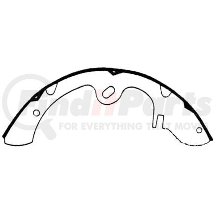 111.0511 by CENTRIC - Premium Brake Shoes