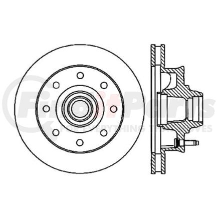 120.66014 by CENTRIC - Premium Brake Rotor