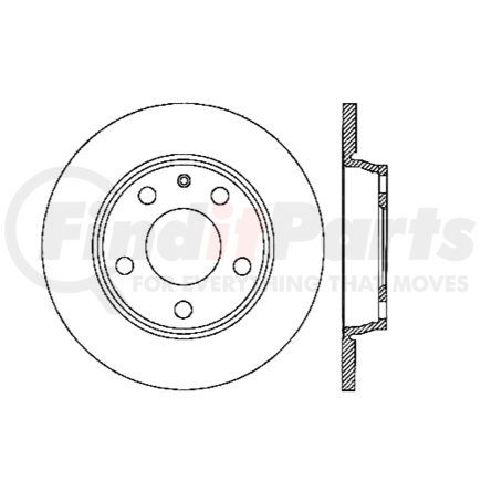 120.33108 by CENTRIC - Premium Brake Rotor