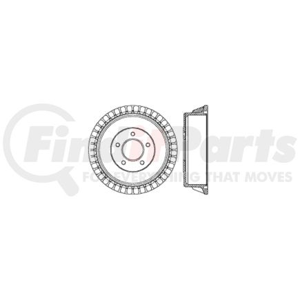 122.65033 by CENTRIC - Prm Brake Drum
