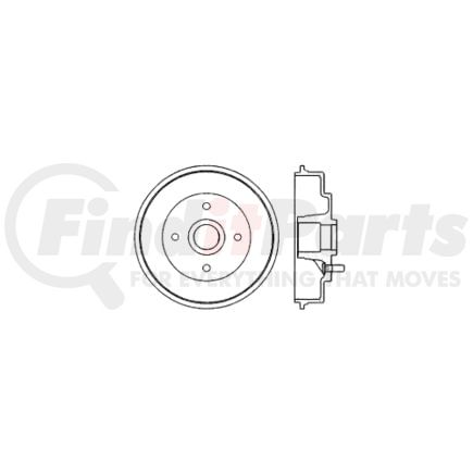 Centric 122.42014 Brake Drum Premium Brake Drum
