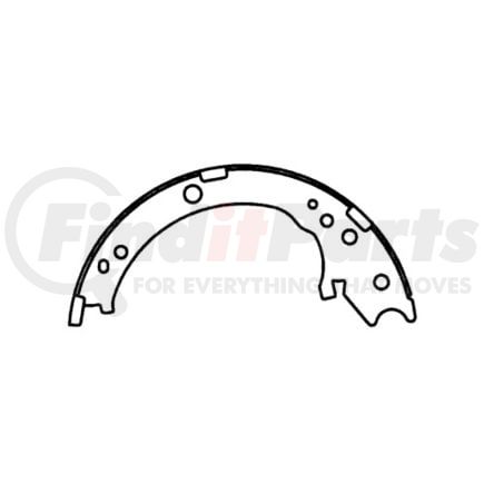 111.0863 by CENTRIC - Premium Parking Brake Shoes