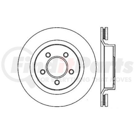 120.63048 by CENTRIC - Centric Premium Brake Rotor