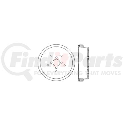 Centric 122.48007 Brake Drum Premium Brake Drum