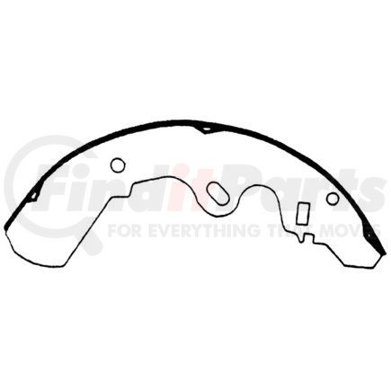 111.05100 by CENTRIC - Centric Premium Brake Shoes