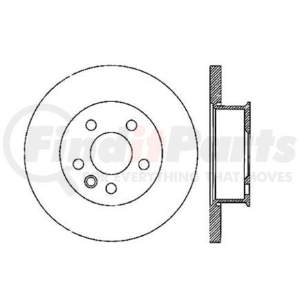 120.33045 by CENTRIC - Premium Brake Rotor