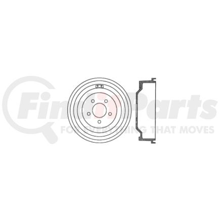 122.65043 by CENTRIC - Prm Brake Drum