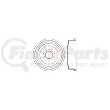 Centric 122.61004 Brake Drum Premium Brake Drum