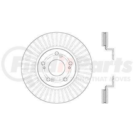 120.40078 by CENTRIC - Premium Brake Rotor