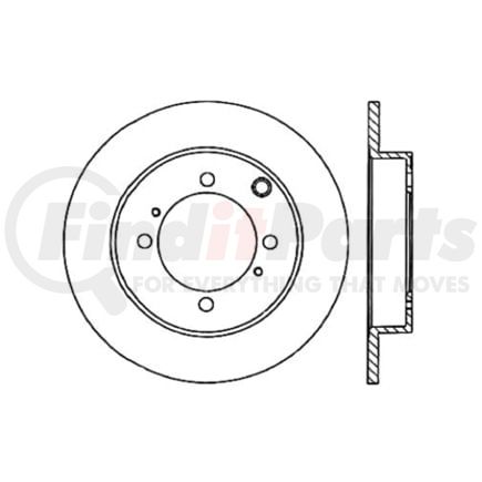 120.51002 by CENTRIC - Premium Brake Rotor