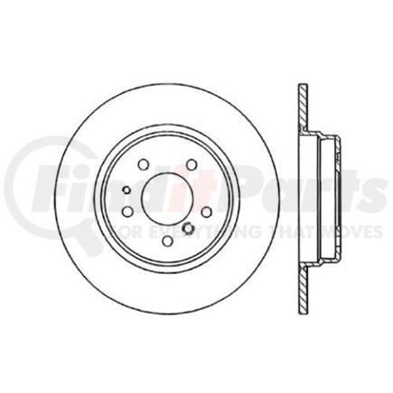 120.34032 by CENTRIC - Centric Premium High Carbon Alloy Brake Rotor
