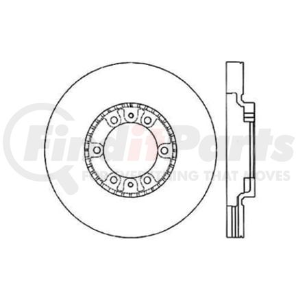 120.46054 by CENTRIC - Premium Brake Rotor