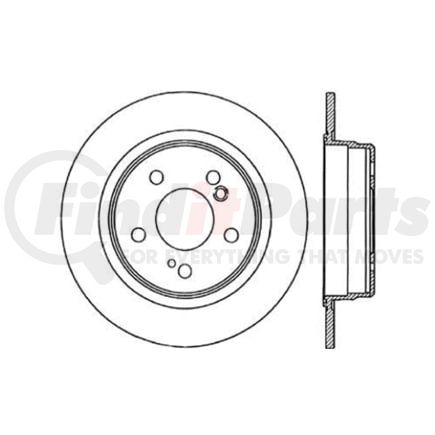 120.35018 by CENTRIC - Premium Brake Rotor