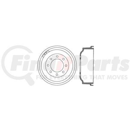 Centric 122.65032 Brake Drum Prm Brake Drum