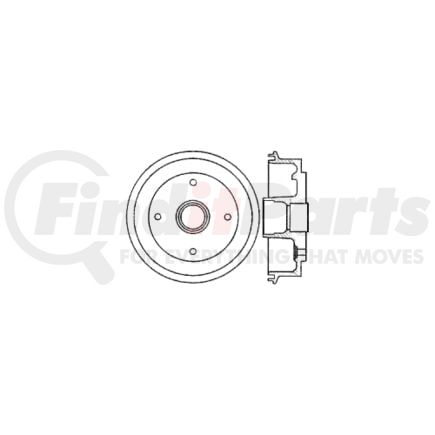 Centric 122.48001 Brake Drum Premium Brake Drum