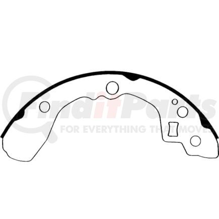Centric 111.0763 Drum Brake Shoe Premium Brake Shoes