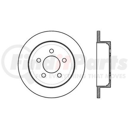 125.67063 by CENTRIC - Centric Premium High Carbon Alloy Brake Rotor