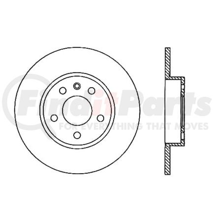 120.33097 by CENTRIC - Premium Brake Rotor