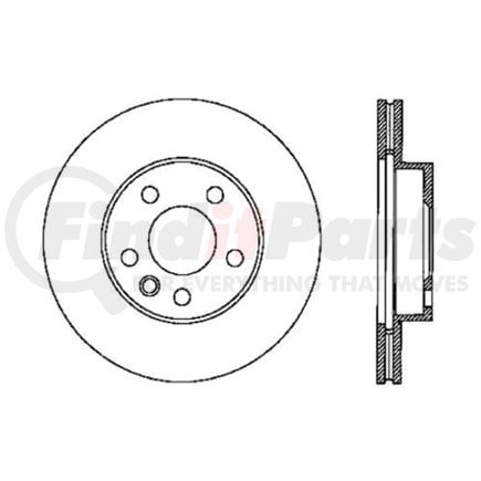 Centric 120.33074 Disc Brake Rotor Premium Brake Rotor
