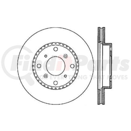 Centric 120.40032 Disc Brake Rotor Premium Brake Rotor