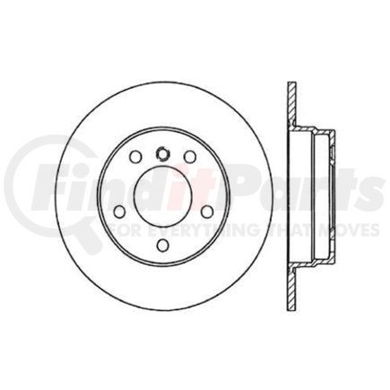 120.34030 by CENTRIC - Premium Brake Rotor