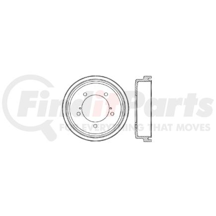 122.48015 by CENTRIC - Prm Brake Drum