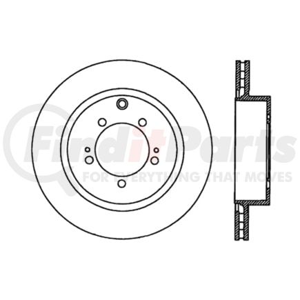 120.46065 by CENTRIC - Premium Brake Rotor