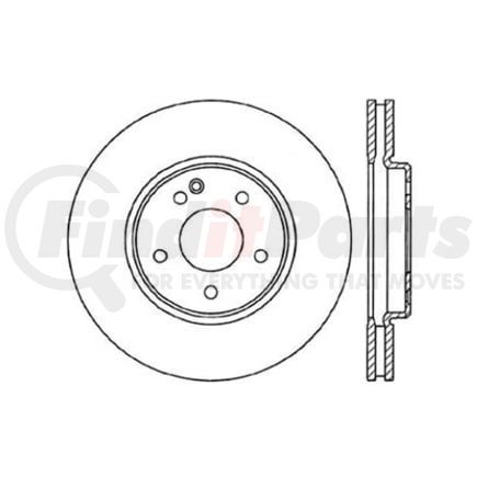 121.35035 by CENTRIC - Standard Brake Rotor