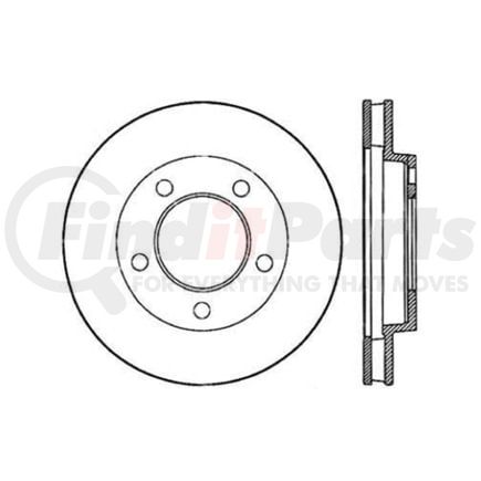 Centric 120.63004 Disc Brake Rotor Premium Brake Rotor
