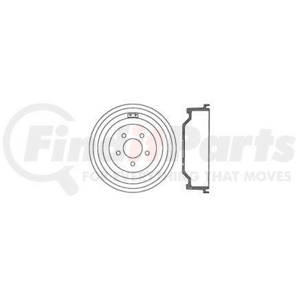 122.65042 by CENTRIC - Prm Brake Drum