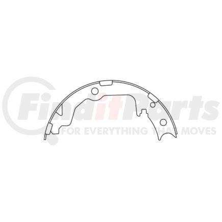 111.0886 by CENTRIC - Premium Parking Brake Shoes