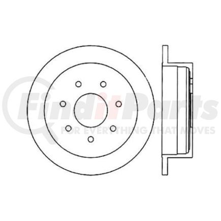 Centric 120.65061 Disc Brake Rotor Premium Brake Rotor
