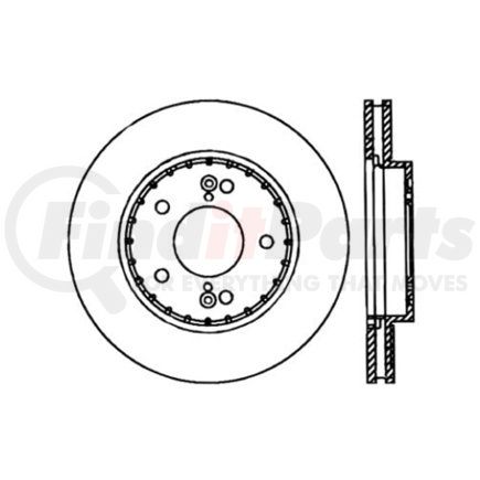 120.51010 by CENTRIC - Centric Premium Brake Rotor