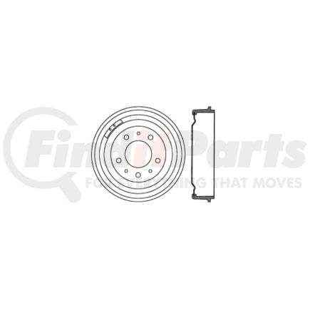 122.65003 by CENTRIC - Premium Brake Drum
