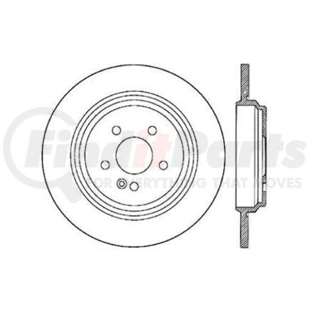120.35043 by CENTRIC - Premium Brake Rotor