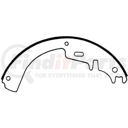 Centric 111.04241 Drum Brake Shoe Premium Brake Shoes