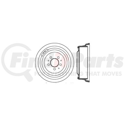 Centric 122.63014 Brake Drum Premium Brake Drum