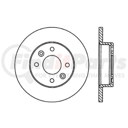 120.11005 by CENTRIC - Premium Brake Rotor