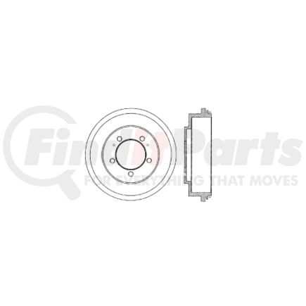 Centric 122.46023 Brake Drum Prm Brake Drum