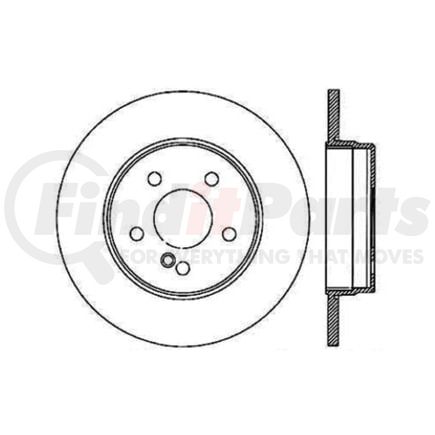 120.35044 by CENTRIC - Centric Premium High Carbon Alloy Brake Rotor