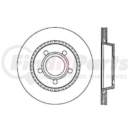 120.33013 by CENTRIC - Premium Brake Rotor