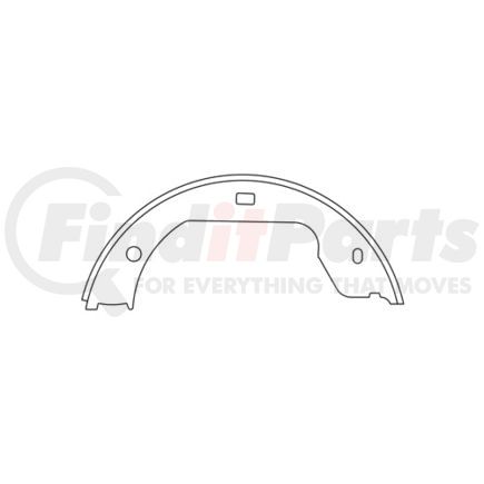 111.089 by CENTRIC - Premium Parking Brake Shoes