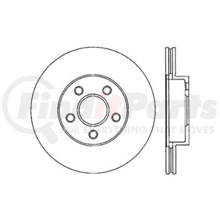 125.62034 by CENTRIC - Centric Premium High Carbon Alloy Brake Rotor