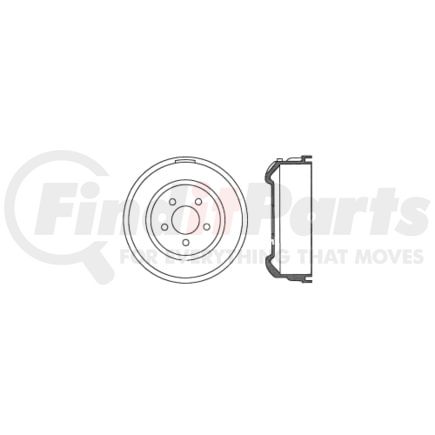Centric 122.63034 Brake Drum Premium Brake Drum