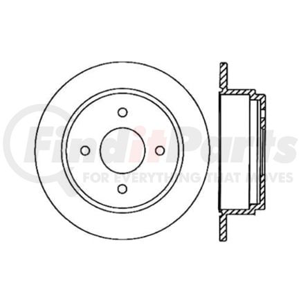 120.42013 by CENTRIC - Premium Brake Rotor